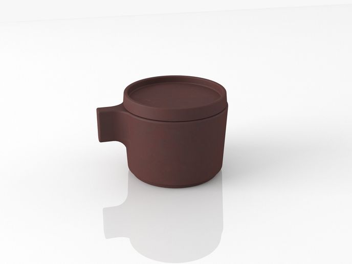 Unglazed tea set