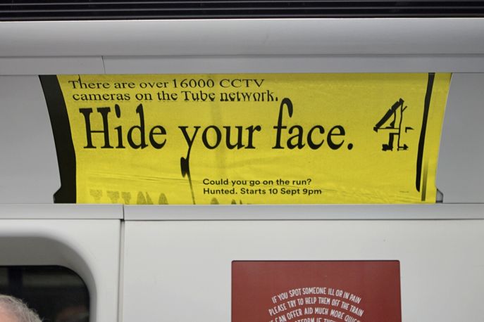 Hunted advertising campaign created by 4Creative and Bold and Bold, UK
