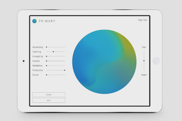 Primary branding by DIA, New York