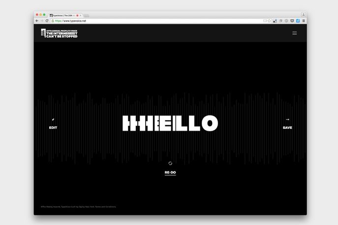 TypeVoice  by Ogilvy, New York