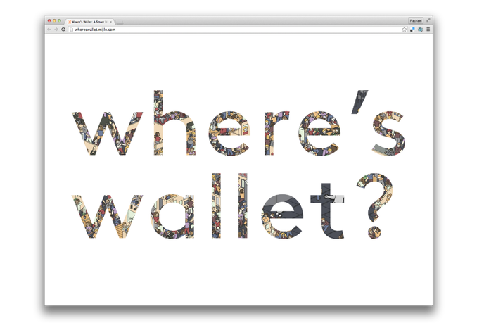 Where's Wallet? campaign by Harry Bloom for MIJLO, Netherlands