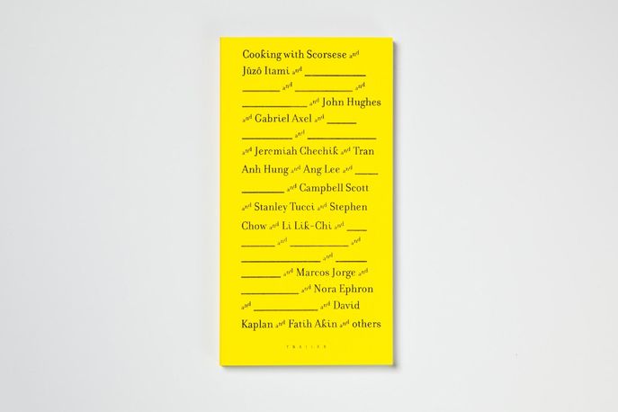 Cooking with Scorsese by Hato Press, UK