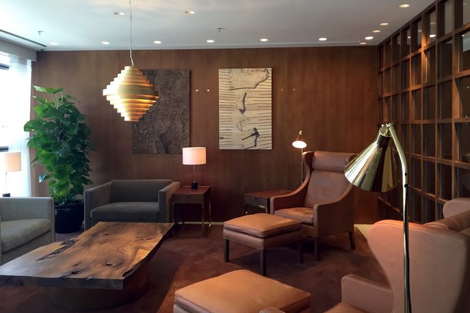 The Pier first class lounge designed by Studioilse for Cathay Pacific Airways at Hong Kong International Airport
