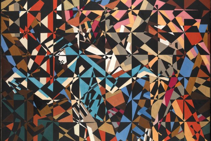  In the Hold by David Bomberg,1913–4 at Tate Sensorium created by Flying Object, London