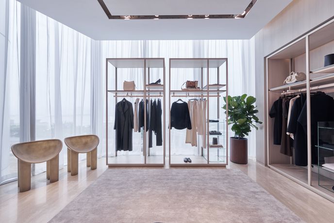 The Row at Lane Crawford Store designed in collaboration with Yabu Pushelberg, Hong Kong