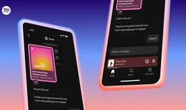 Spotify becomes more social with in-app messaging update