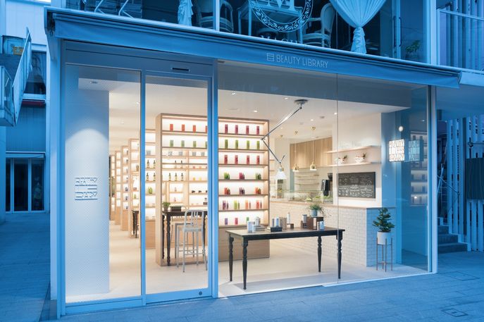 Beauty Library designed by Nendo for Nature's Way, Tokyo