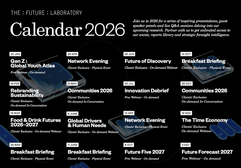 The Future Laboratory Foresight Calendar, UK