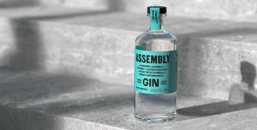 A gin brand infused with graphic activism