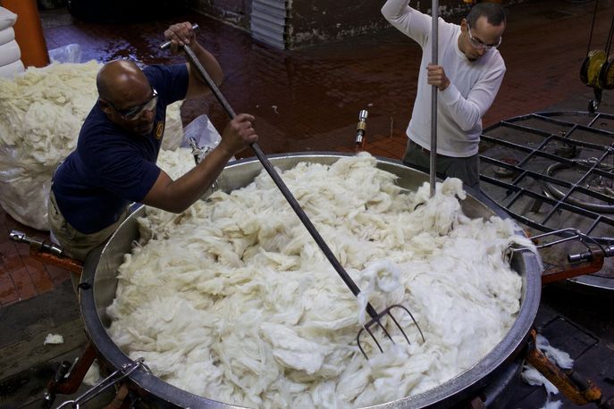 The Dying Process at G.J. Littlewood and Sons in Philadelphia, PA - Photo credit (Richard Beaven)