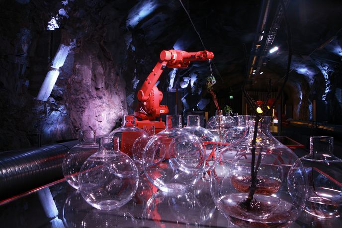 Glass Elephant at Stockholmsmässan centre