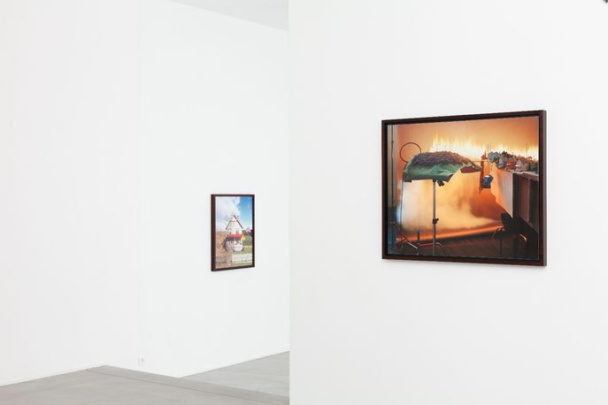 James Casebere's  work on display at the Galerie Daniel Templon 