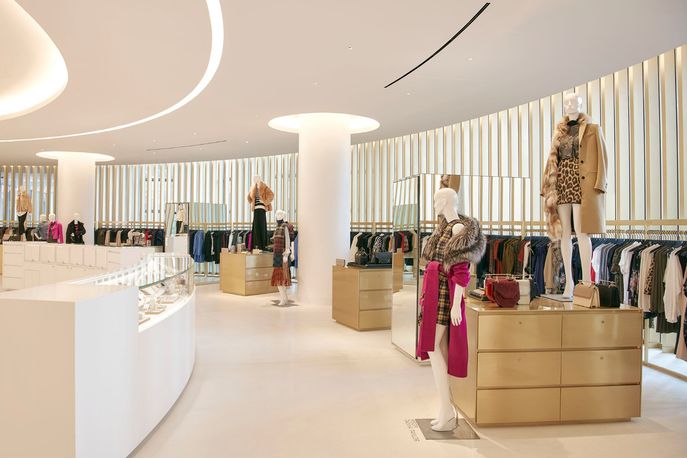 Saks Fifth Avenue, Brookfield Place by Found Associates, New York. Photography by Jason Schmidt