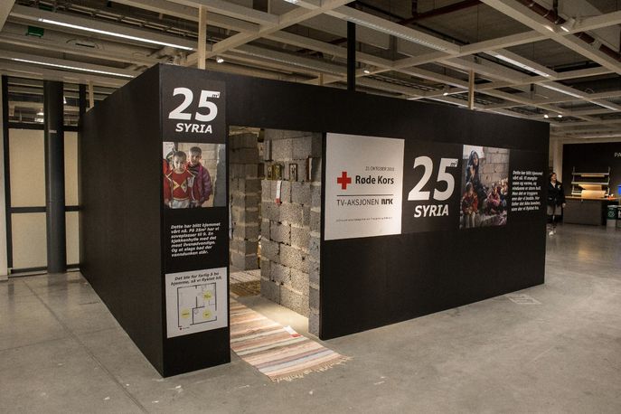 25m2 Syria campaign by Ikea and Red Cross, Norway