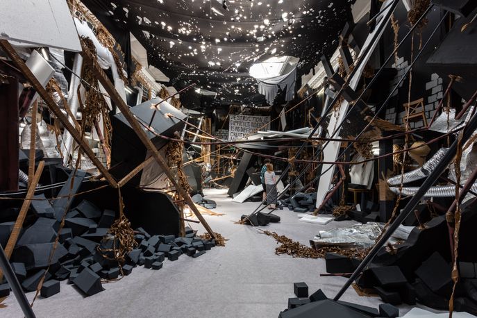 In-Between by Thomas Hirschhorn at the South London Gallery. Photography by Andy Keate