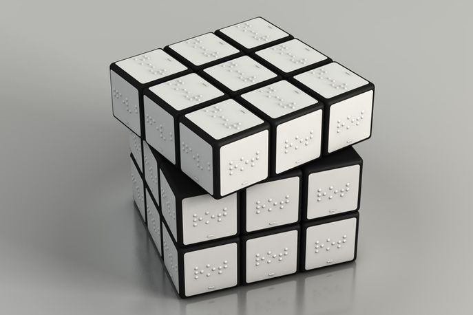 Rubiks Cube for the Blind by Konstantin Datz