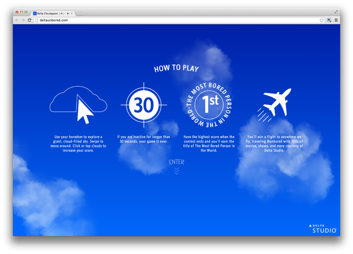 Delta Air Lines Cloud Gazer
