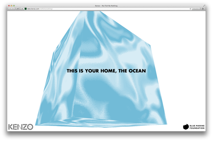 Kenzo No Fish Microsite by OK Focus