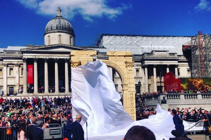 Recreation of The Arch of Triumph of Palmyra, London