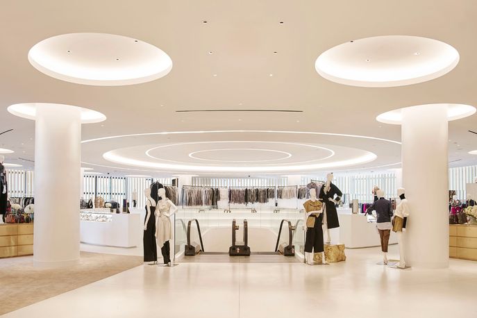 Saks Fifth Avenue, Brookfield Place by Found Associates, New York. Photography by Jason Schmidt