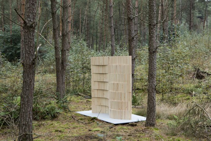 Reconfiguration of a Tree by Studio Thomas Vailly in collaboration with David Derksen at Dutch Design Week 2015, Eindhoven
