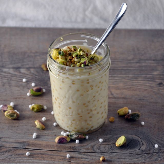 Honey and Rose Water Tapioca