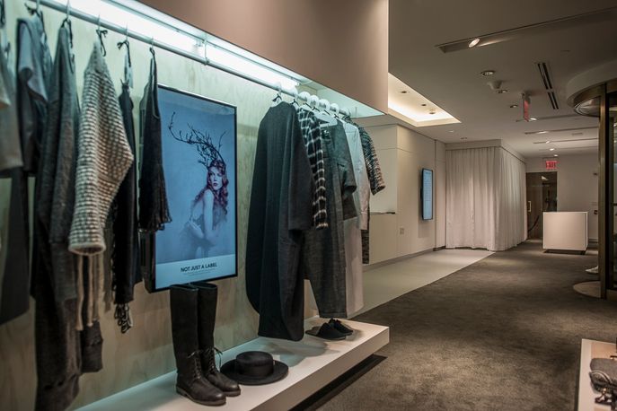 Not Just A Label pop up store at the Waldorf Astoria Hotel, New York