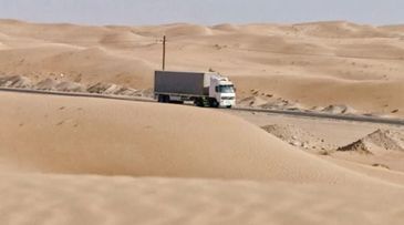 A campaign to improve the safety of UAE truck drivers