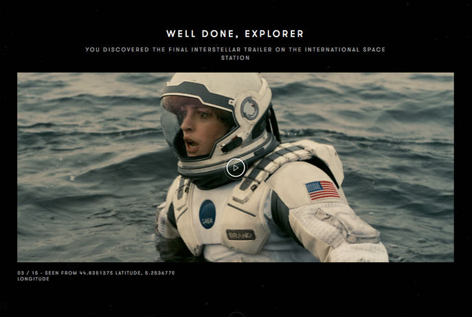 Interstellar, by Christopher Nolan