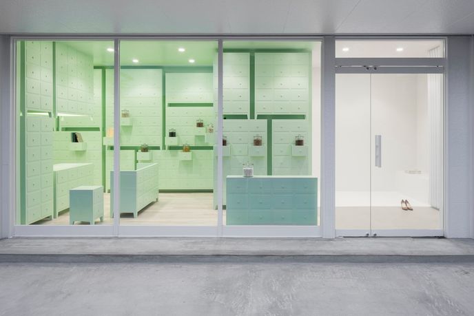 Sumiyoshido Kampo lounge by id, Japan
