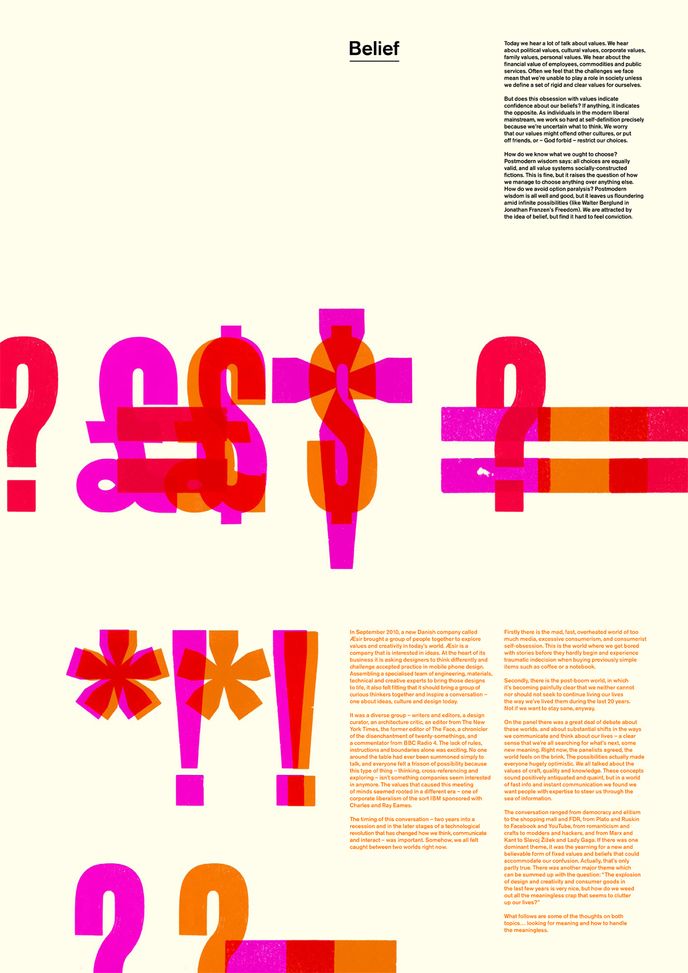 Taenker Isuue 001 by Tom Hingston Studio. Commissioned by Keep Agency for Æsir Copenhagen