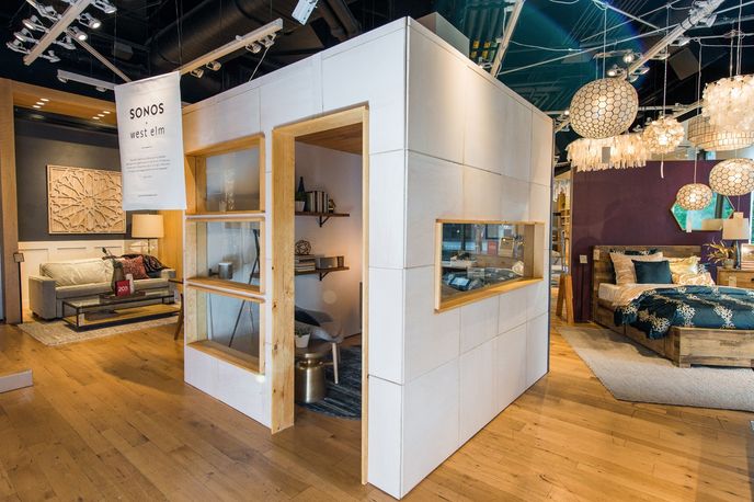 Sonos Listening Room in West Elm, US