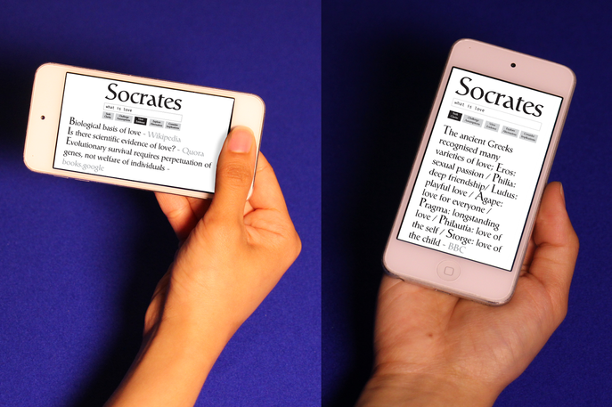 Socratic Search by Ted Hunt, London