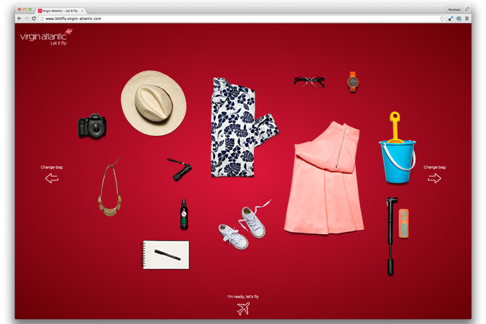 Personalised holiday algorithm by Virgin Atlantic, UK