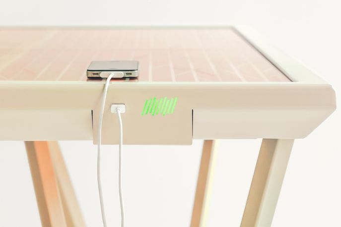 The Current Table by Marjan van Aubel 