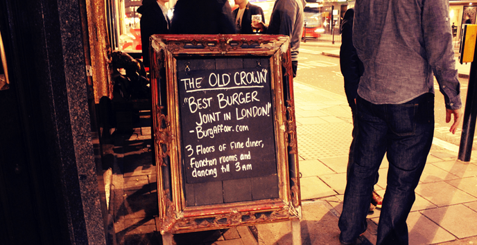 Topman at the Old Crown Pub