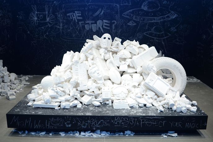 The Future Was Written by Daniel Arsham at Design Miami/ 2015