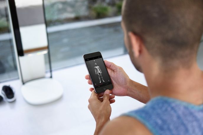 The Naked 3D Fitness Tracker by Naked Labs, US