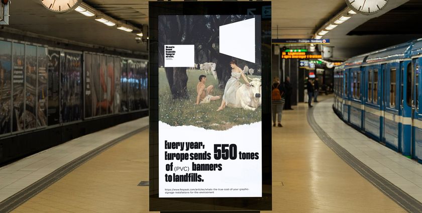 These conceptual billboards challenge unsustainable ads