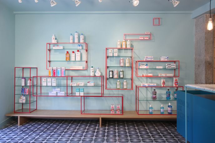 De Los Austrias pharmacy by Stone Designs