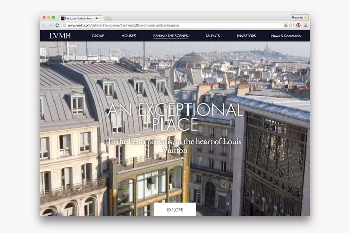 Behind the Scenes campaign by Louis Vuitton, Paris