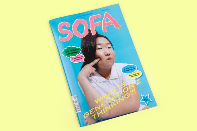 Sofa by Ricarda Messner and designed by Studio Yukiko, US