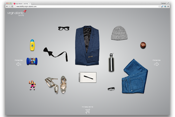 Personalised holiday algorithm by Virgin Atlantic, UK
