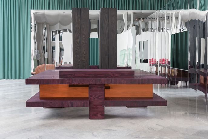 The Barony bar by Glenn Sestig Architects, Dinesen and Ocular ApS at Wallpaper* Handmade, Milan