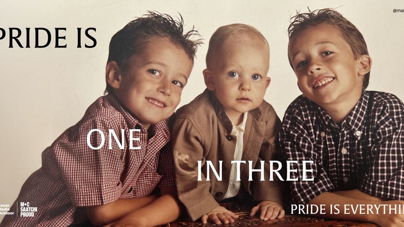 Pride is Everything campaign by M+C Saatchi UK’s LGBTQIA+ group Proud, and Bauer Media Outdoor Europe