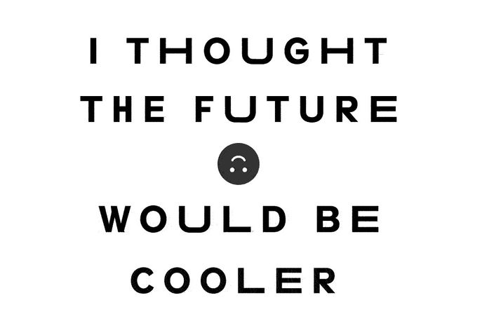 Fax campaign for I Thought the Future Would be Cooler album from YACHT, US