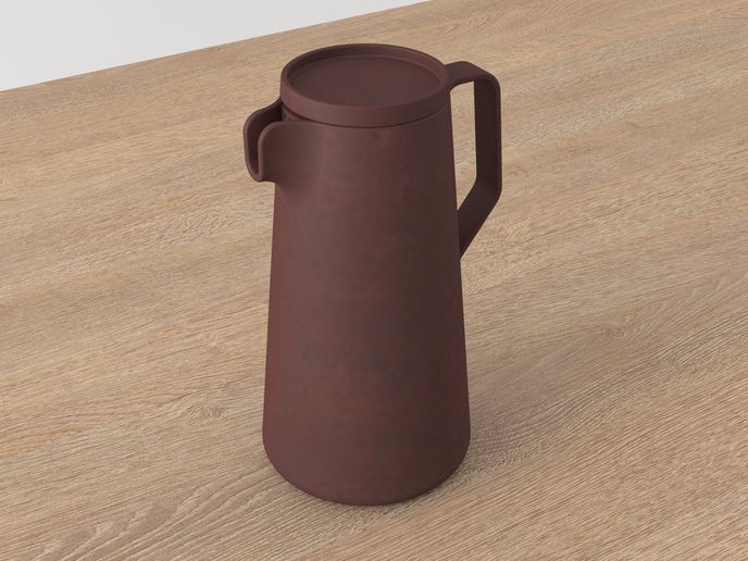 Unglazed tea set