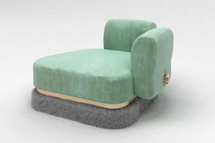 Render of The Fendi Happy Room by Cristina Celestino, Miami