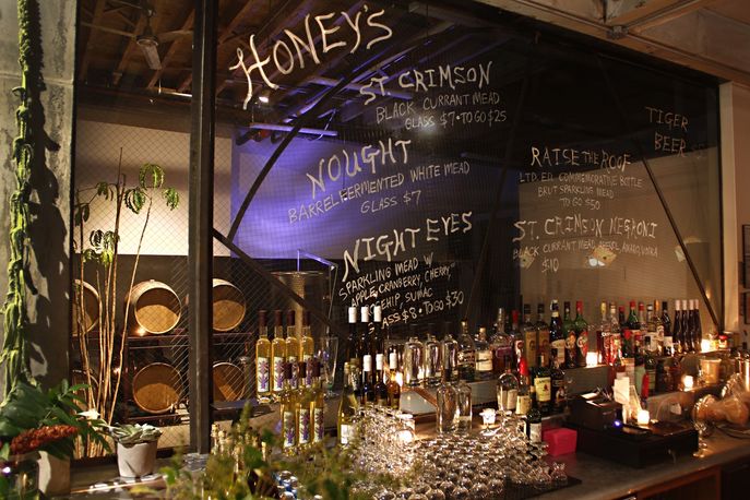 Honey's tasting bar by Enlightenment Wines, New York