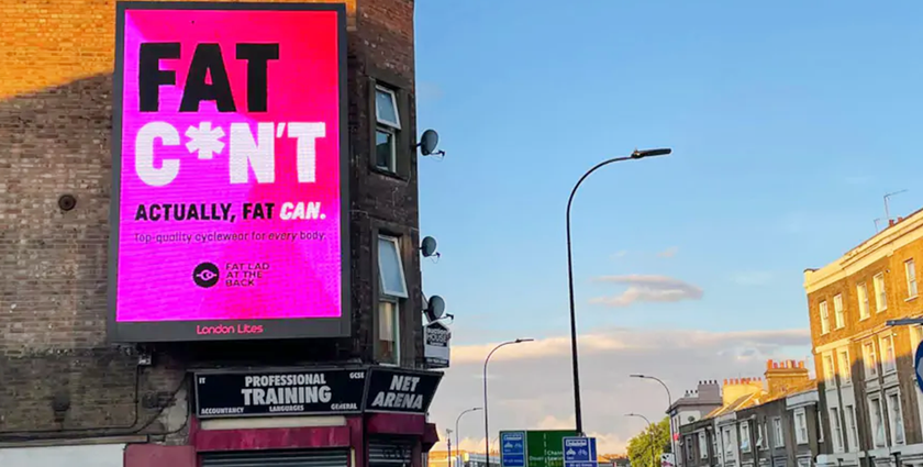 A campaign challenging fitness fat-shaming